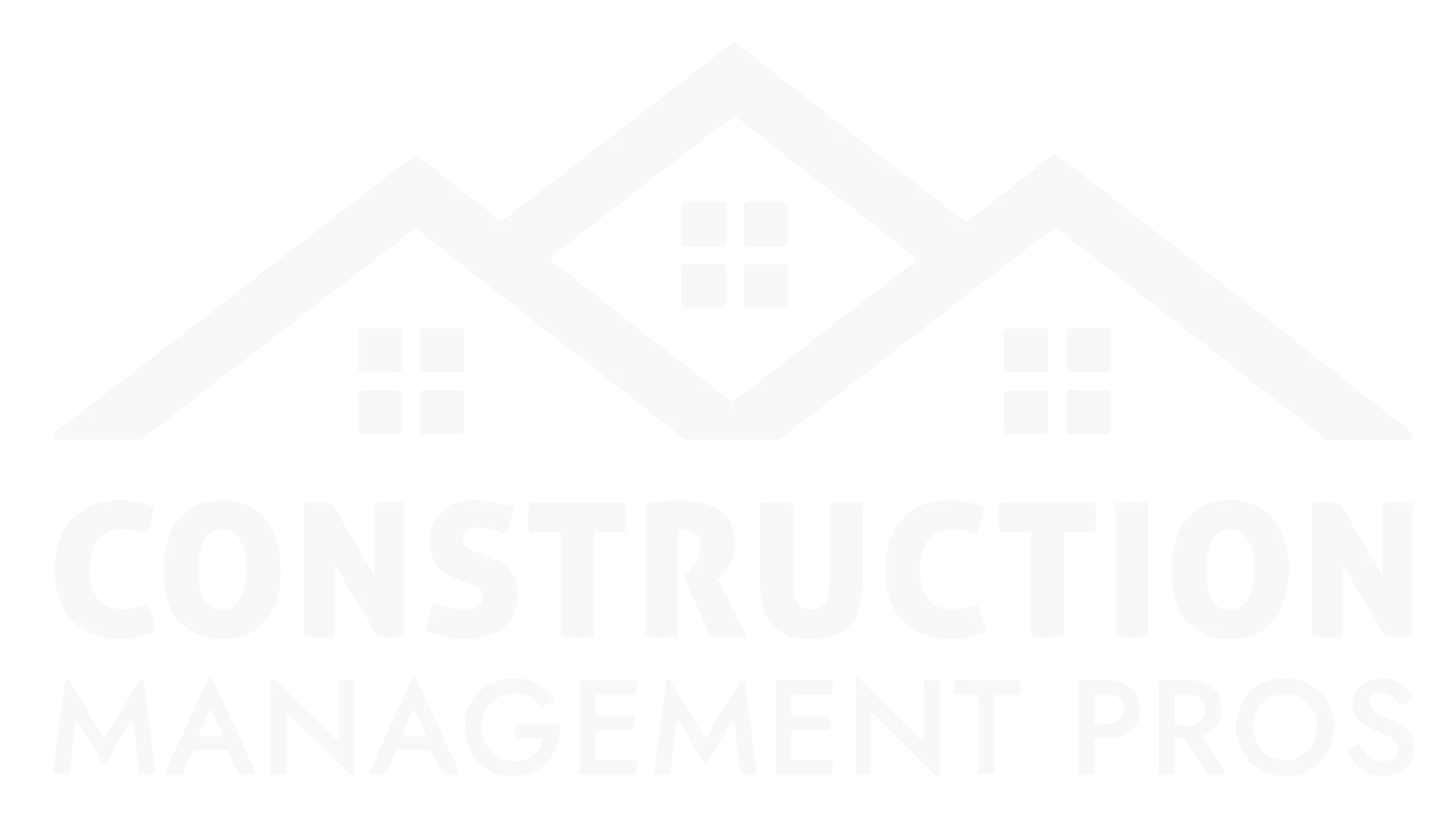 Construction Management Pros Logo (White)